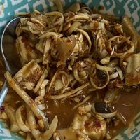 Banana blossom salad  at Shewe Vegan & Vegetarian Cafe in Chiang Mai