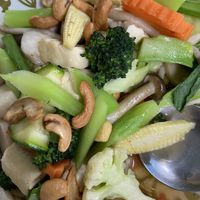 stir fried veg with tofu  at Shewe Vegan & Vegetarian Cafe in Chiang Mai