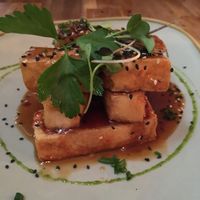Tofu wings at HighBrow Wood Fired Kitchen in Northampton
