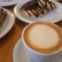 Coffe latte at Mornings in Curitiba