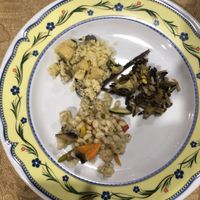 Tris di cereali: quinoa, orzo e riso, tutti con le verdure  at La Macina in San Marco D Alunzio