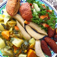 Ital lunch at StarLine Ital Kitchen in Roseau