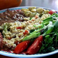 The food! at StarLine Ital Kitchen in Roseau