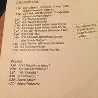 drinks at April in Feldkirch