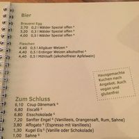 beer and deserts at April in Feldkirch