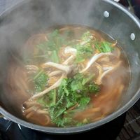vegan Dotori Kalguksu (acorn noodle soup) at Dotori Kalguksu in Seoul