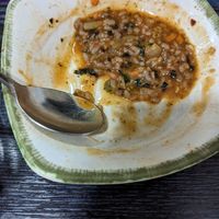 Porridge at Dotori Kalguksu in Seoul