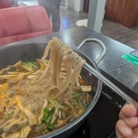 Acorn noodles! at Dotori Kalguksu in Seoul