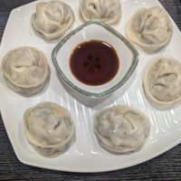 Vegan mandu (dumplings) at Dotori Kalguksu in Seoul