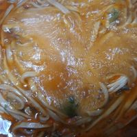 Boiling pots at Dotori Kalguksu in Seoul