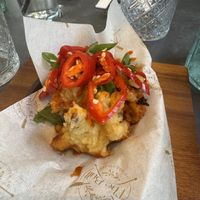 CAULIFLOWER WINGS with
Hoisin dressing, seaweed  at The Bull on Bell Street in Henley-on-thames