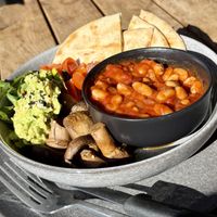 Smokey beans   at Archers' Table in Port Augusta