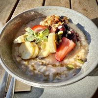 Chai spiced rice pudding   at Archers' Table in Port Augusta