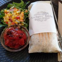 Vegan burrrrrritto! at Archers' Table in Port Augusta