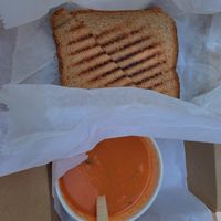 tomatoe soup at UT47 Manhattan in New York City