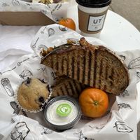 Chik’n panini  at UT47 Manhattan in New York City