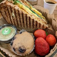 Vegan sandwich at UT47 Manhattan in New York City