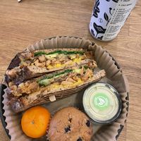 Soy chicken panini  at UT47 Manhattan in New York City