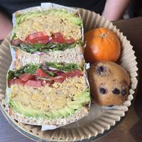 Chickpea sandwichh  at UT47 Manhattan in New York City