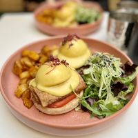  Tofu Bacon Eggs' Benedict  at UT47 Manhattan in New York City