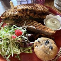 Soy curl chicken sandwich   at UT47 Manhattan in New York City