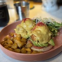 Vegan Salmon Benedictt  at UT47 Manhattan in New York City