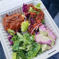 Cutlet meal with sauce at Peace Cafe - Shibuya Scramble Square in Tokyo