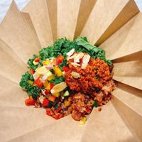 Taco bowl🕊 at Peace Cafe - Shibuya Scramble Square in Tokyo