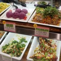 individual deli dishes for lunch boxes at Peace Cafe - Shibuya Scramble Square in Tokyo