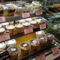 peace cafe deli window (larger quantities to take home) at Peace Cafe - Shibuya Scramble Square in Tokyo