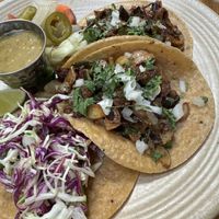 Vegan taco trio   at Flores in Corte Madera