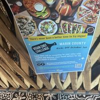 We came for the vegan challenge in Marin October 2025  at Flores in Corte Madera