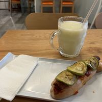 Soy hotdog  at Natural Kitchen in Gran Canaria