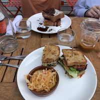 Tineka peanut butter sandwich!  at Lula Cafe in Chicago