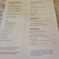 Menu with non veganizable options crossed out at Lula Cafe in Chicago