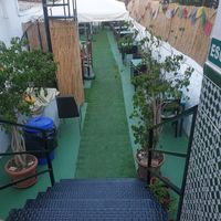 Back outside at Namaste Nepalese and Indian in Nerja