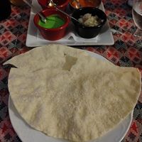 Complimentary poppadums at Namaste Nepalese and Indian in Nerja