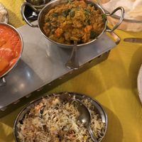 curry and rice at Namaste Nepalese and Indian in Nerja