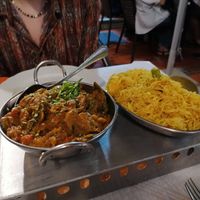 Verduras y arroz at Namaste Nepalese and Indian in Nerja