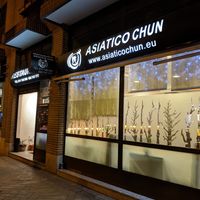 view from the street at Chun in Madrid