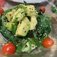 Wakame salad with avocado at Chun in Madrid