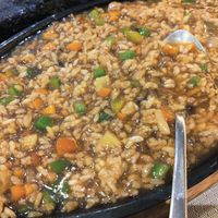 Vegetable fried rice at Chun in Madrid