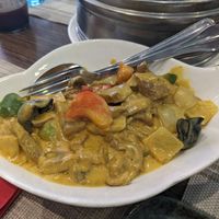 Seitan curry thai at Chun in Madrid