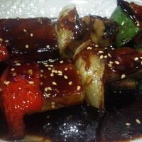 Brochetas de vegetales at Chun in Madrid