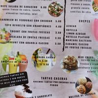 Carta at Las Delicias de Emma in Tenerife