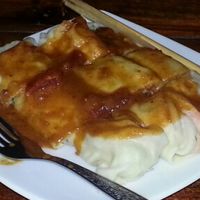 streamed spring rolls at Big Mountain in Koh Phangan