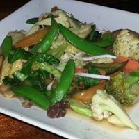 fried vegetables at Big Mountain in Koh Phangan