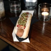 Hotdogs and cocktails at Double Down in Manchester
