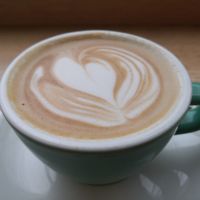 Moma Oat flat white at Greenhood Coffee House in Beeston