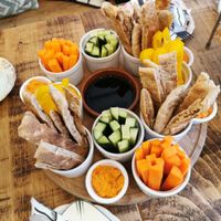 Part of the afternoon tea at Not Just Desserts in Mansfield